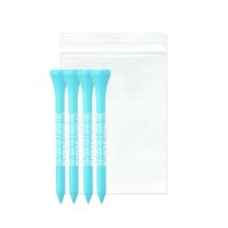 Polybag 4 Imprinted Golf Tees