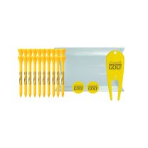 20 Golf Tees 2 Ball Markers & 1 Divot Tool in Pillow Pack