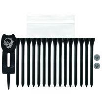 Polybag 15 Tees 2 Ball Marker 1 Ergo Green Divot Tool
