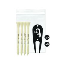 Polybag 4 Tees 2 Ball Markers 1 Divot Tool