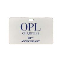 Small Rectangle Photo Printed Bag Tag