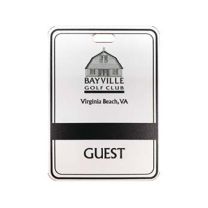 Small Rectangle Photo Printed Bag Tag