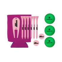 Can Insulator with Golf Balls & Tees - Glow in the Dark Golf Ball