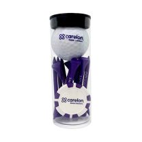 Golf Ball Tees and Poker Chip Clear Tube