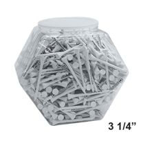 3 1/4" Golf Tees in Clear Display Bowl