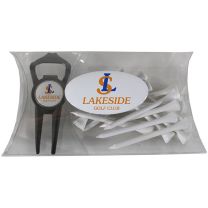 Colonial Pillow Pack with Geo Divot Tool and Non Printed Golf Tees