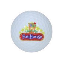 Golf Ball with Multicolor Imprint