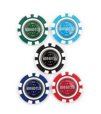 Poker Chip Removable Ball Marker