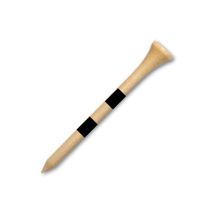 Golf Tee with Stripe Pattern