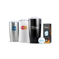 Titleist 3 Ball Custom Tumbler - Silver