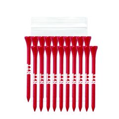 20 Custom Printed Golf Tees in Clear Polybag
