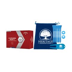 Drawstring Bag with Golf Balls Divot Tool & Accessories
