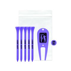 Polybag 5 Tees 1 Ball Marker 1 Divot Tool