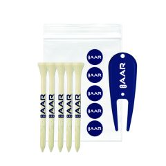 Polybag 5 Tees 5 Ball Markers 1 Divot Tool