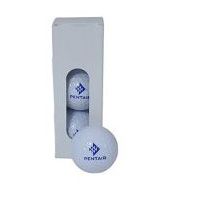 Logo Golf Balls in Plain White Sleeves