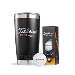 Titleist 3 Ball YETI Tumbler - Black