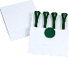 Blank Non Imprinted Items - Golf Tee Matchbook