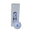 Plain White Golf Ball Sleeves - 3 Ball