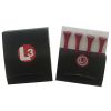 Golf Tee Matchbook Pack with Full Bleed Cover