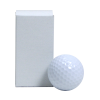 Plain White Golf Ball Sleeves - 2 Ball