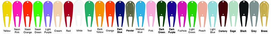 Plastic Divot Tool Colors